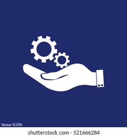 hand symbol settings, Service tool