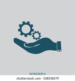 hand symbol settings, Service tool