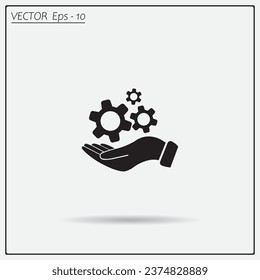 hand symbol settings,Wrench Service tool