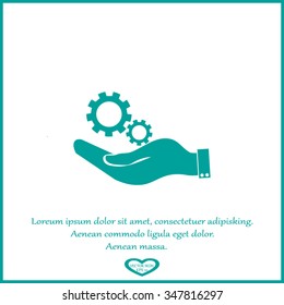 hand symbol settings,Wrench Service tool