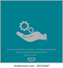 hand symbol settings,Wrench Service tool