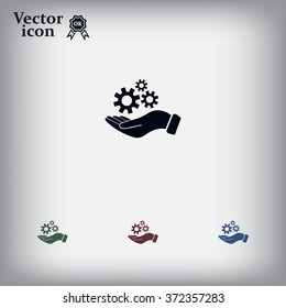 hand symbol settings,Wrench Service tool