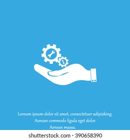 hand symbol settings,Wrench Service tool