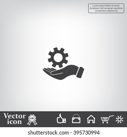hand symbol settings,Wrench Service tool