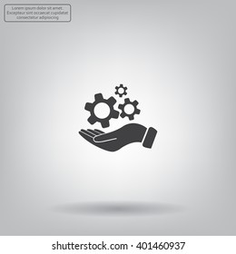 hand symbol settings,Wrench Service tool