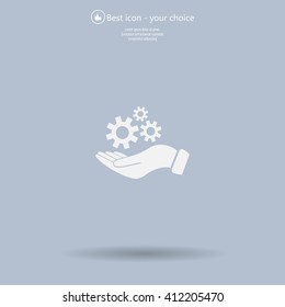 hand symbol settings,Wrench Service tool
