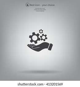 hand symbol settings,Wrench Service tool