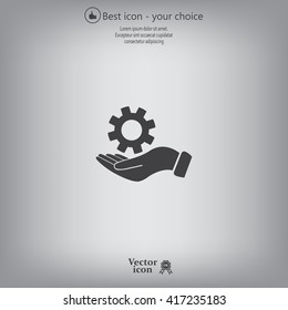 hand symbol settings,Wrench Service tool