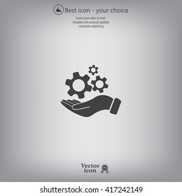 hand symbol settings,Wrench Service tool