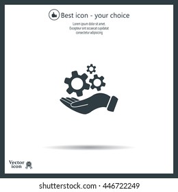 hand symbol settings,Wrench Service tool