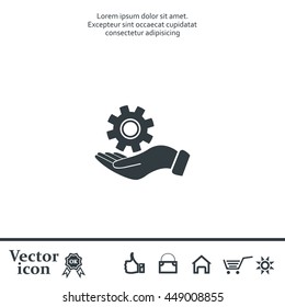 hand symbol settings,Wrench Service tool