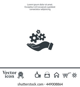hand symbol settings,Wrench Service tool