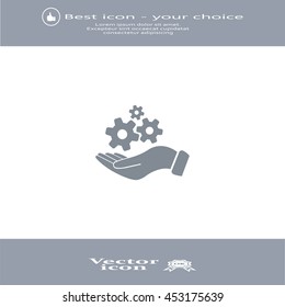 hand symbol settings,Wrench Service tool