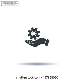 hand symbol settings,Wrench Service tool