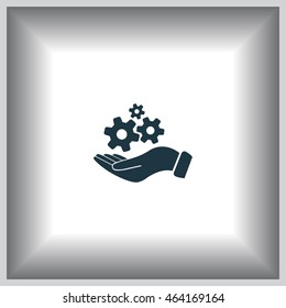 hand symbol settings,Wrench Service tool