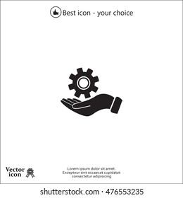 hand symbol settings,Wrench Service tool