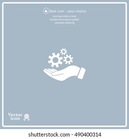 hand symbol settings,Wrench Service tool