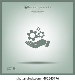 hand symbol settings,Wrench Service tool