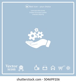 hand symbol settings,Wrench Service tool