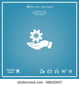 hand symbol settings,Wrench Service tool