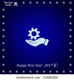 hand symbol settings,Wrench Service tool