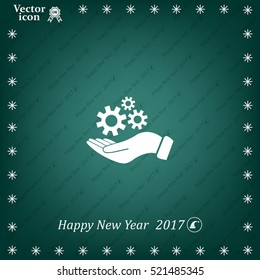 hand symbol settings,Wrench Service tool