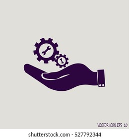 hand symbol settings,Wrench Service tool