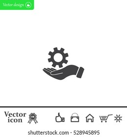 hand symbol settings,Wrench Service tool
