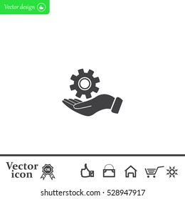 hand symbol settings,Wrench Service tool
