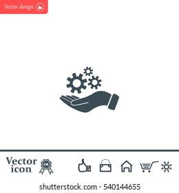 hand symbol settings,Wrench Service tool