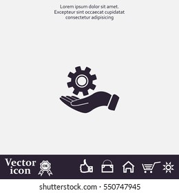 hand symbol settings,Wrench Service tool