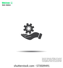 hand symbol settings,Wrench Service tool