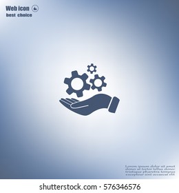 hand symbol settings,Wrench Service tool