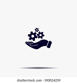 hand symbol settings,Wrench Service tool