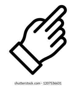 Hand symbolising voting