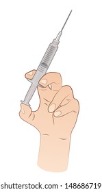 Hand With Syringe