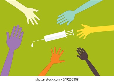 hand syringe 