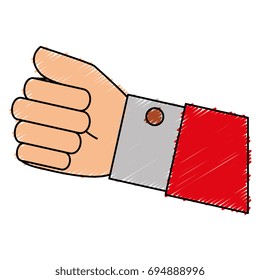 Hand taking isolated icon