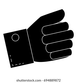 Hand taking isolated icon