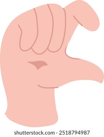 Mano Tomando Algo Ilustración vectorial