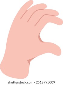 Hand Taking Something Vector Illustration