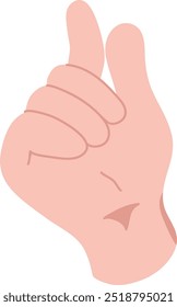 Hand Taking Something Vector Illustration