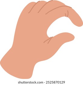 Mão Tomando Algo Ilustração Vetorial