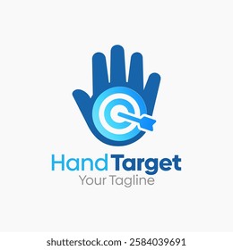 Hand Target Logo Design Template. Good for Business, Agency, Community and Organization