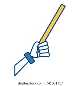 Hand teaching symbol