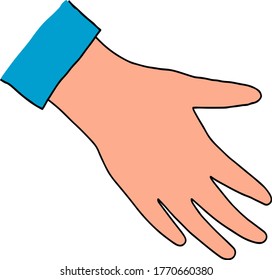 A hand that has been extended to help others