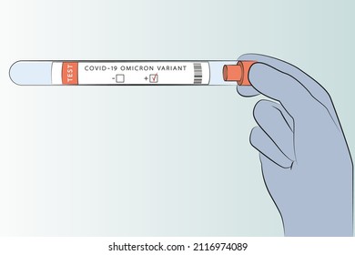 The hand that holds the coronavirus test