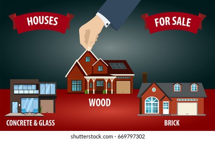 The hand that selected the house among those put up for sale.