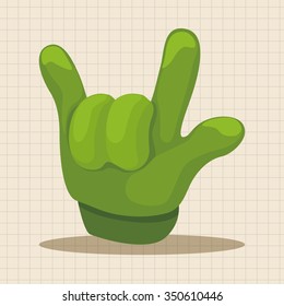 hand theme element