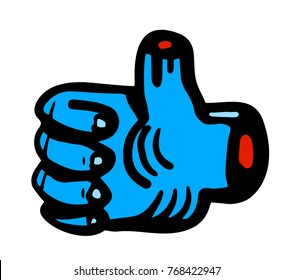 hand with the thumb cut off